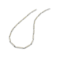 STERLING AND GOLD CHAIN