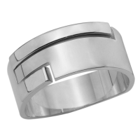 14K WHITE GOLD BAND 